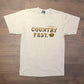 Country Fest '94 Graphic Tee | Size Medium | Vintage 1990s Single Stitch Country Music Grey T-Shirt |