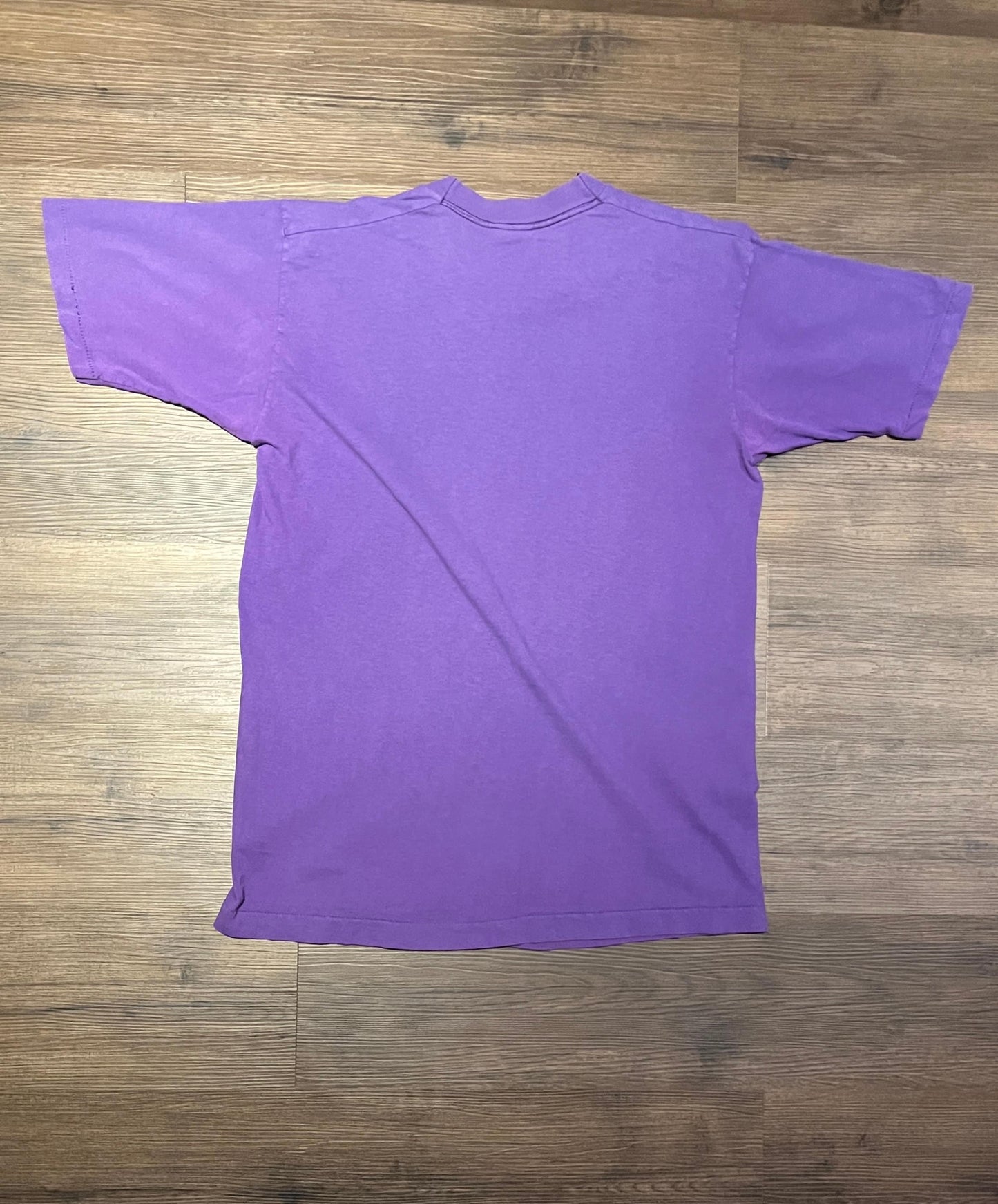 Business Olympics Graphic Tee | Size Large | Vintage 1990s Single Stitch Purple T-Shirt | Made in Canada | Free Shipping to USA |