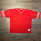 Starter Red (San Francisco 49ers?) Football Jersey | Size XL | Vintage 1990s Starter Red Football Blank Jersey | Free Shipping To USA |