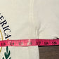 United States Of America Coat Of Arms Graphic Tee | Size Medium | Vintage 1990s Promotional Tourist White T-Shirt | Free Shipping to USA |