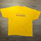 Tommy Hilfiger Authentic Gear Graphic Tee | Size XX-Large | Vintage 2000s Branded Streetwear Yellow T-Shirt | Free Shipping to USA |