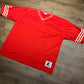 Starter Red (San Francisco 49ers?) Football Jersey | Size XL | Vintage 1990s Starter Red Football Blank Jersey | Free Shipping To USA |