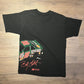 Bobby Labonte NASCAR Racing Graphic Tee | Size Large | Vintage 1990s Black & Green Racing T-Shirt | Double Sided | Free Shipping to USA |