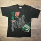 Bobby Labonte NASCAR Racing Graphic Tee | Size Large | Vintage 1990s Black & Green Racing T-Shirt | Double Sided | Free Shipping to USA |
