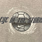 Nike Eye Of The Storm Soccer Graphic Tee | Size Youth Large | Vintage 2000s Silver Tag Nike Branded Grey T-Shirt | Free Shipping to USA |