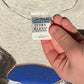 Ojibwa Casinos Baraga & Marquette Graphic Tee | Size Large | Vintage 2000s Promotional Tourist Grey T-Shirt | Free Shipping to USA |