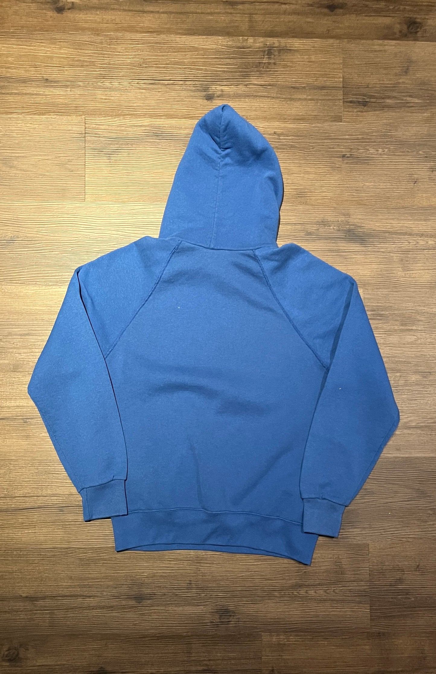 Soffe Sweats Blank Blue Hoodie | Size Large | Vintage 1980s Blank Blue Sweatshirt | Made in USA | Free Shipping to USA |