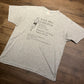 Race Ipsa Loquitur Graphic Tee | Size X-Large | Vintage 1990s Promotional Grey T-Shirt | Duquesne University | Free Shipping to USA |