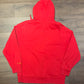 Calgary Flames Stitched Logo Graphic Hoodie | Size X-Large | Vintage 2000s NHL Hockey Red Sweatshirt | Free Shipping to USA |