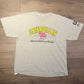Jeff Burton Caterpillar NASCAR Graphic Tee | Size X-Large | Vintage 2000s NASCAR Racing Grey T-Shirt | Free Shipping to America |