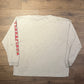 Maryland Terrapins Spell Out Graphic Tee | Size X-Large | Vintage 1990s College Basketball Grey Long Sleeve T-Shirt | Free Shipping to USA |