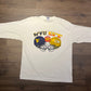 West Virginia Mountaineers vs. Georgia Tech Yellow Jackets Graphic Tee | Size X-Large | Vintage 2000s White T-Shirt | Free Shipping to USA |