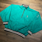 Mickey Mouse Golfing Embroidered Graphic Windbreaker Jacket | Size XX-Large | Vintage 1990s Promotional Green Jacket | Free Shipping to USA|