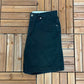 Levi's Black Denim Jean Shorts | Size 32 | Vintage 2000s Branded Levi's Strauss Denim Black Shorts | Made in Canada |
