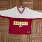 NFL Football Team Graphic Tee | Size Large | Vintage 1990s NFL Football Red T-Shirt | Jostens Made in USA Tag | Free Shipping to America |