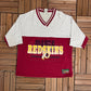 NFL Football Team Graphic Tee | Size Large | Vintage 1990s NFL Football Red T-Shirt | Jostens Made in USA Tag | Free Shipping to America |