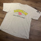 Jeff Burton Caterpillar NASCAR Graphic Tee | Size X-Large | Vintage 2000s NASCAR Racing Grey T-Shirt | Free Shipping to America |