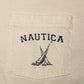 Nautica J. Class Sailing Graphic Tee | Size X-Large | Vintage 1990s Promotional Branded White T-Shirt | Free Shipping to USA |
