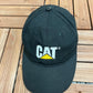 Caterpillar Workwear Embroidered Hat | Adjustable With Metal Clasp | Vintage Black Cat Trucker Branded Cap | Free Shipping to USA |