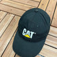Caterpillar Workwear Embroidered Hat | Adjustable With Metal Clasp | Vintage Black Cat Trucker Branded Cap | Free Shipping to USA |