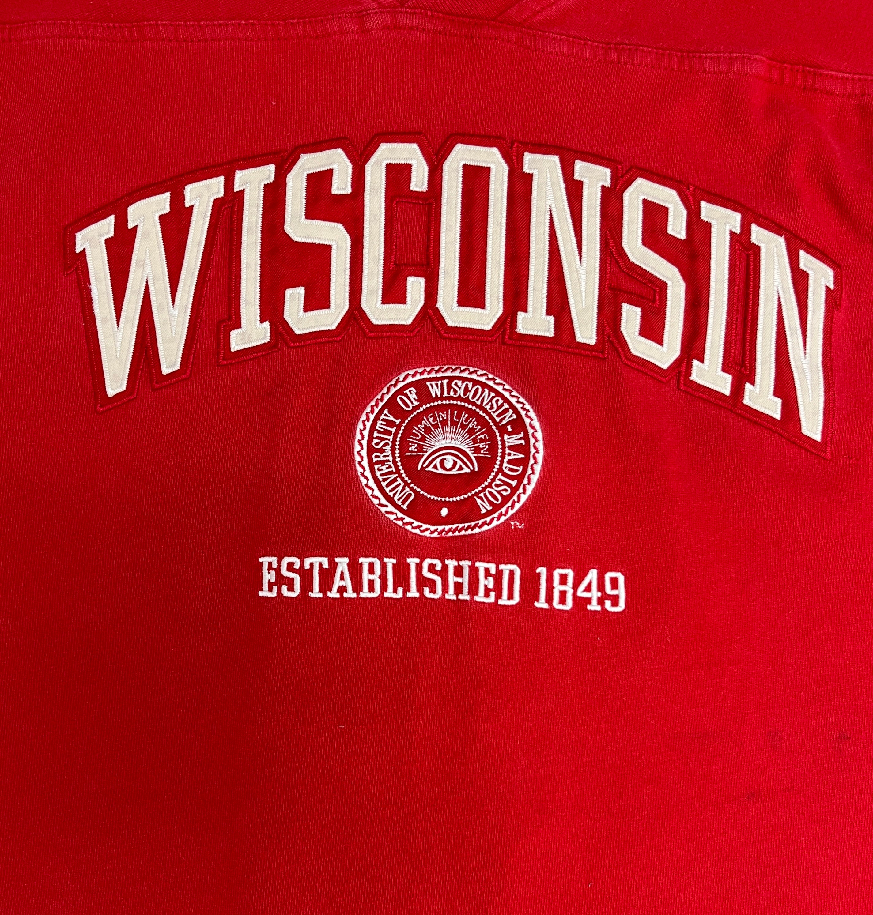 University of Wisconsin Badgers Stitched Graphic Tee | Size X