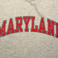 Maryland Terrapins Spell Out Graphic Tee | Size X-Large | Vintage 1990s College Basketball Grey Long Sleeve T-Shirt | Free Shipping to USA |