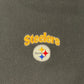Pittsburgh Steelers Embroidered Graphic Tee | Size Large | Vintage 2000s NFL Football Black T-Shirt | Free Shipping to USA |