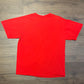 University Of Wisconsin Badgers Graphic Tee | Size Large | Vintage 2000s College Sports Red T-Shirt | Free Shipping to USA |