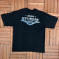 Sturgis Bike Rally Mount Rushmore Graphic Tee | Size XL | Vintage 2000s Motorcycle Biker Black T-Shirt | Sturgis, SD | Free Shipping to USA|