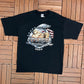 Sturgis Bike Rally Mount Rushmore Graphic Tee | Size XL | Vintage 2000s Motorcycle Biker Black T-Shirt | Sturgis, SD | Free Shipping to USA|