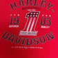 Harley Davidson Viking Land St. Cloud, Minnesota Graphic Tee | Size XL | Vintage 2000s Motorcycle Biker Red T-Shirt | Free Shipping to USA |