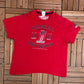 Harley Davidson Viking Land St. Cloud, Minnesota Graphic Tee | Size XL | Vintage 2000s Motorcycle Biker Red T-Shirt | Free Shipping to USA |
