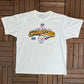 Pittsburgh Steelers Super Bowl XLIII Champions Graphic Tee | Size X-Large | Vintage 2000s NFL Football White T-Shirt |