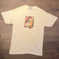 Einstein Bros Bagels Feed Your Curiosity Graphic Tee | Size Medium | Vintage 1990s Promotional White T-Shirt | Free Shipping to USA |