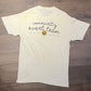 Einstein Bros Bagels Feed Your Curiosity Graphic Tee | Size Medium | Vintage 1990s Promotional White T-Shirt | Free Shipping to USA |