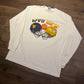 West Virginia Mountaineers vs. Georgia Tech Yellow Jackets Graphic Tee | Size X-Large | Vintage 2000s White T-Shirt | Free Shipping to USA |