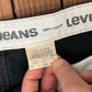 Levi's Black Denim Jean Shorts | Size 32 | Vintage 2000s Branded Levi's Strauss Denim Black Shorts | Made in Canada |