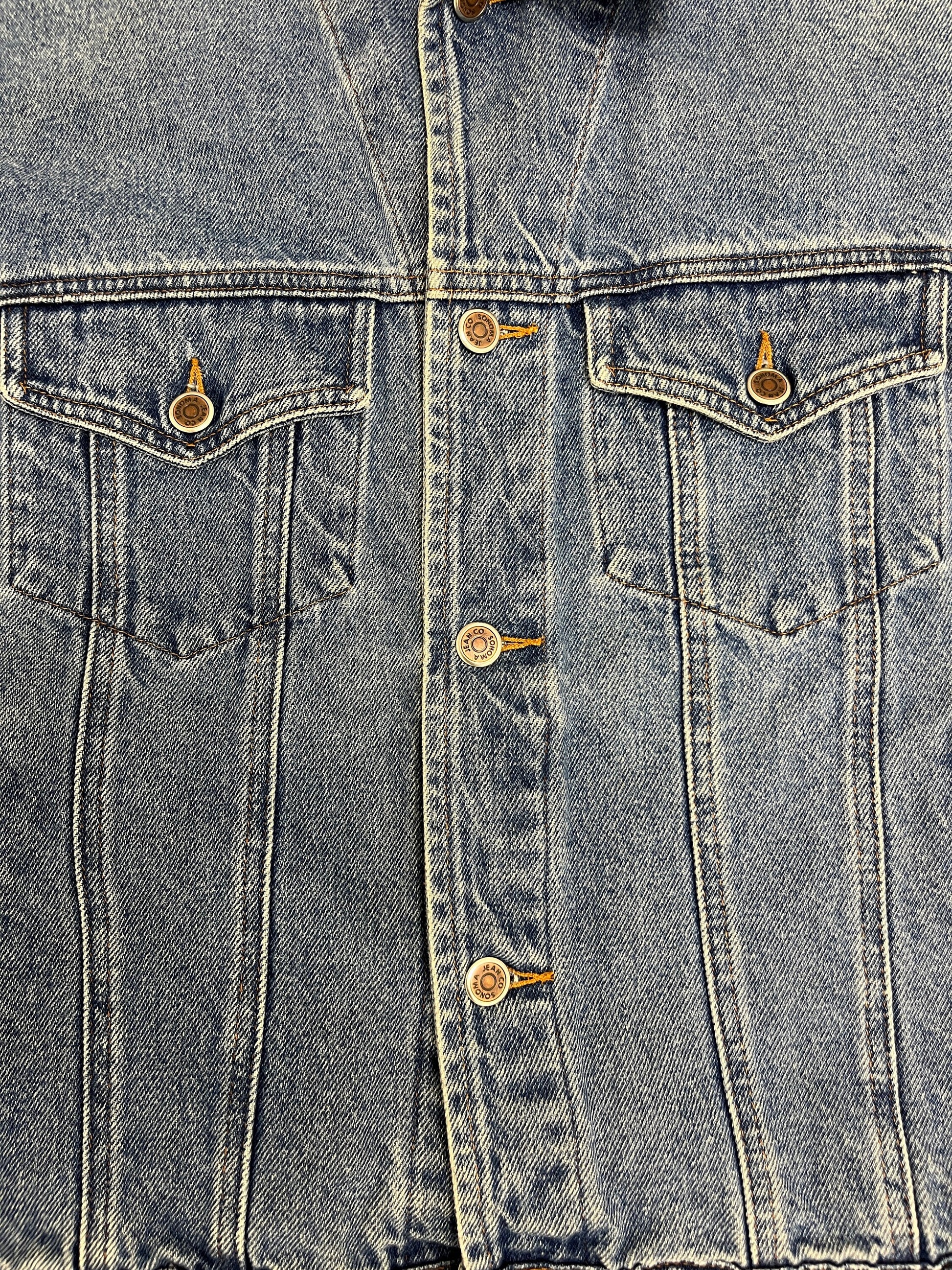Genuine Sonoma Jean Company Blue Denim Jacket