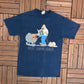 Mr. New Dad Graphic Tee | Size Medium | Vintage 2000s The Mister Promotional Cute Blue T-Shirt | Free Shipping to USA |