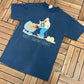 Mr. New Dad Graphic Tee | Size Medium | Vintage 2000s The Mister Promotional Cute Blue T-Shirt | Free Shipping to USA |