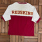 NFL Football Team Graphic Tee | Size Large | Vintage 1990s NFL Football Red T-Shirt | Jostens Made in USA Tag | Free Shipping to America |