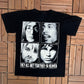 Music Legends They All Met In Heaven Graphic Tee | Size Medium | Vintage 2000s Music Promotional Black T-Shirt |