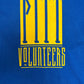 University of Pitt Volunteers Graphic Tee | Size Large | Vintage 1990s Single Stitch College Blue T-Shirt | Free Shipping to USA|
