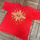 Disney Mickey Mouse Abstract Graphic Tee | Size Women's XL | Vintage 2000s Abstract Design Red T-Shirt | Free Shipping to USA |