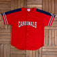 St. Louis Cardinals Starter Baseball Jersey | Size X-Large | Vintage 1990s MLB Baseball Red Jersey |
