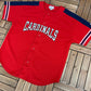 St. Louis Cardinals Starter Baseball Jersey | Size X-Large | Vintage 1990s MLB Baseball Red Jersey |