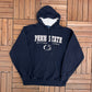 Penn State Nittany Lions Stitched Graphic Hoodie | Size Large | Vintage 2000s College Sports Blue Sweater | Free Shipping to USA |