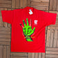 Juste Pour Rire Montreal Graphic Tee | Size X-Large | Vintage 1990s Promotional Single Stitch Red T-Shirt |