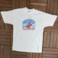 Coca-Cola Happy Holidays Graphic Tee | Size X-Large | Vintage 2000s Beverage Promotional White T-Shirt |