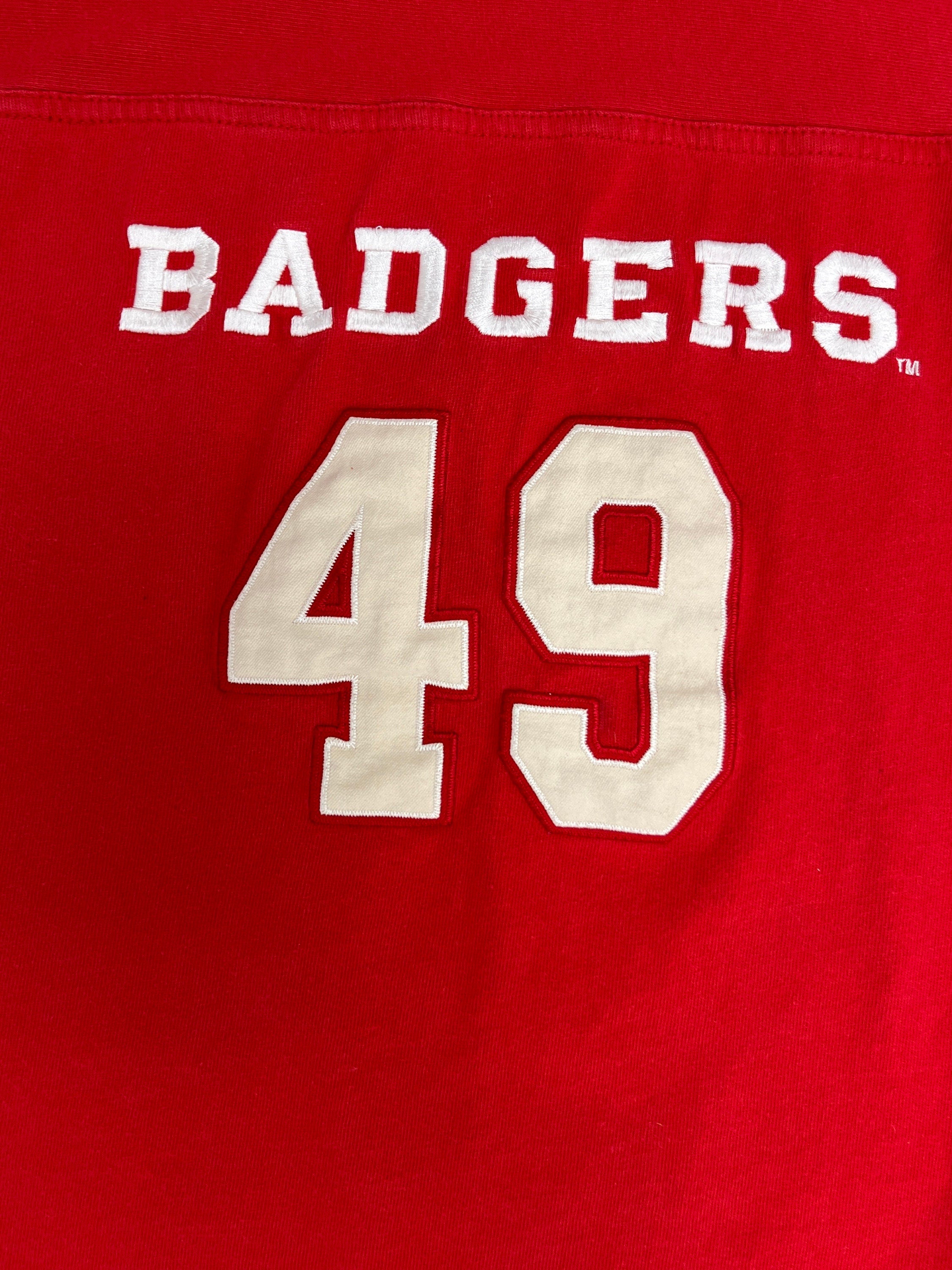 University of Wisconsin Badgers Stitched Graphic Tee | Size X